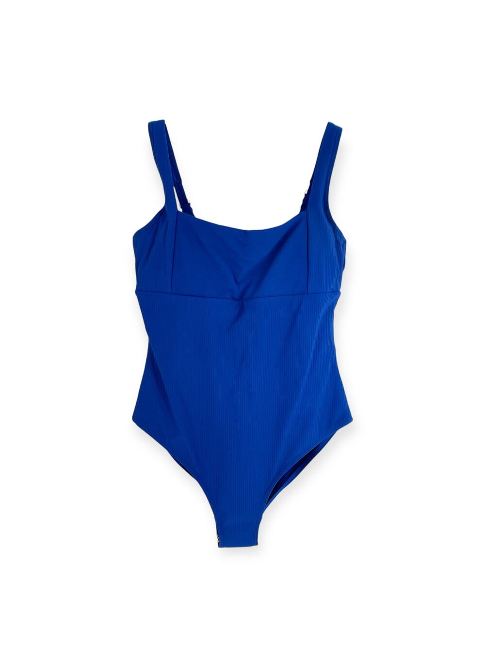 NWOT Sea Level Australia Blue Riviera Ribbed Square Neck One Piece Swimsuit